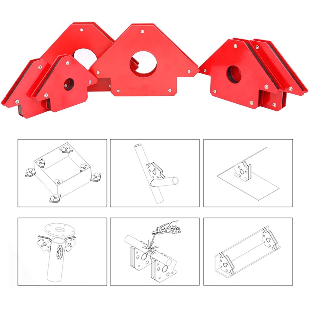 JUAL MURAH KDK Siku Magnet 25 Lbs 3 Inch - Smart Welding Arrow Las SPT GAMBAR-SIKU MAGNET KDK