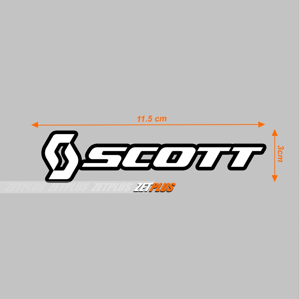 STIKER SCOTT /sticker vinyl grafftact racing/motocross/sepeda mtb downhill/trail/logo/emblem/univers