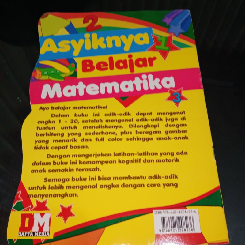 buku anak asyiknya belajar matematika. untuk paud dan sd