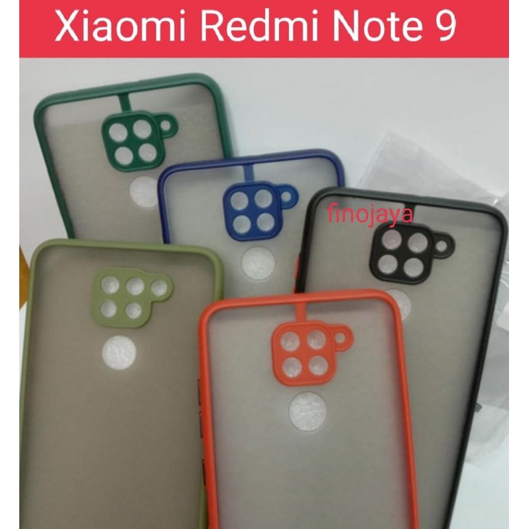 Case Aero My Choice Xiaomi Redmi Note 9 Silikon Dove pelindung Camera