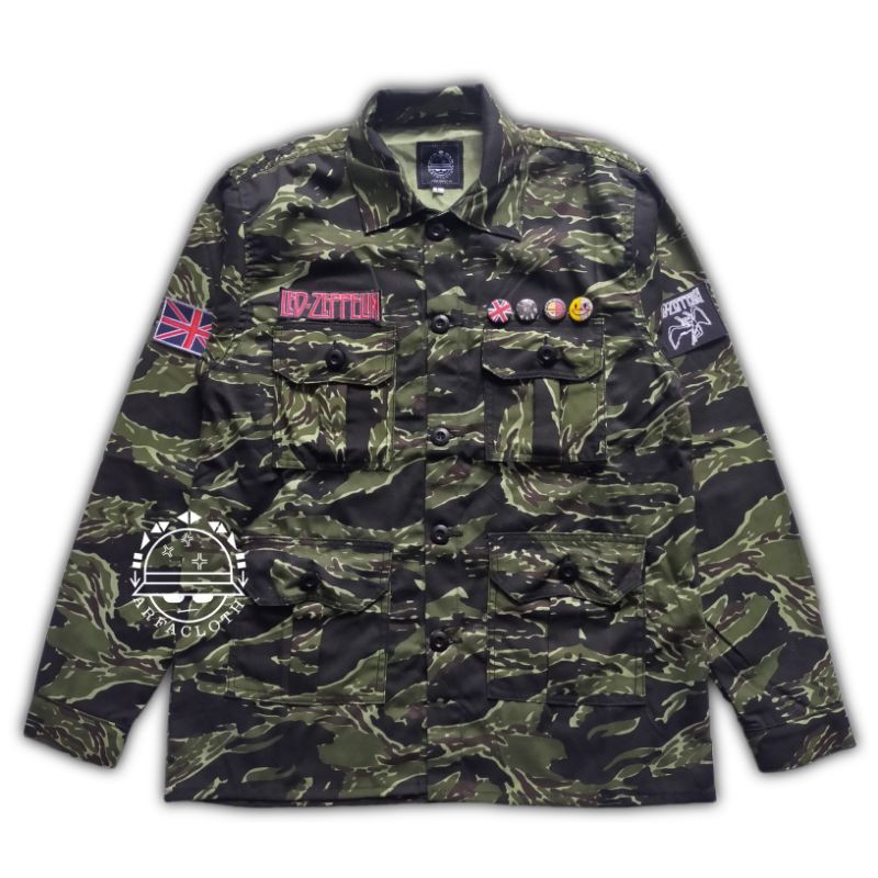 ARFACLOTH / FIELD JACKET TIGER GREEN PLANT