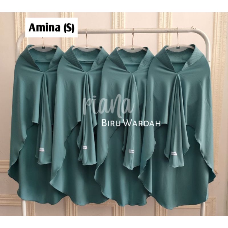 HIJAB RIANA TERNYAMAN-Biru wardah