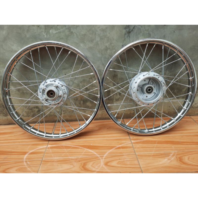 velg set depan belakang motor honda supra x old supra fit old