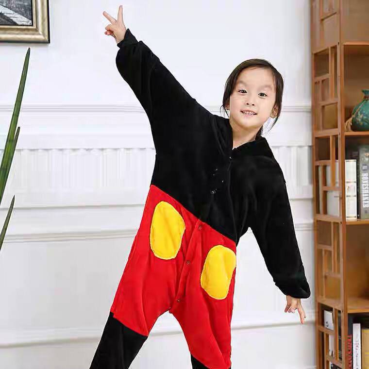 BAJU ONESIE MICKEY MOUSE MINNIE PIYAMA TIDUR KOSTUM