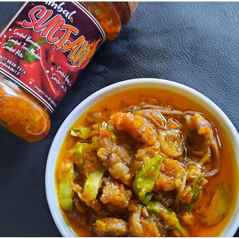 

SAMBAL CUMI PETE PREMIUM/SAMBAL PEDAS GILA/SAMBAL CUMI/PEDAS BANGET/ENAK GURIH/TANPA PENGAWET