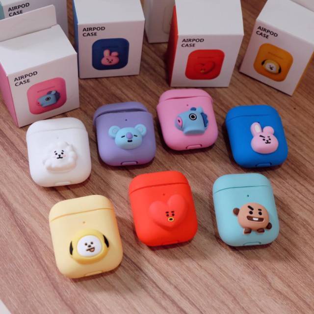 [HANYA CASE] Airpods Case Kpop 3D Inpods 12 BT21 BTS