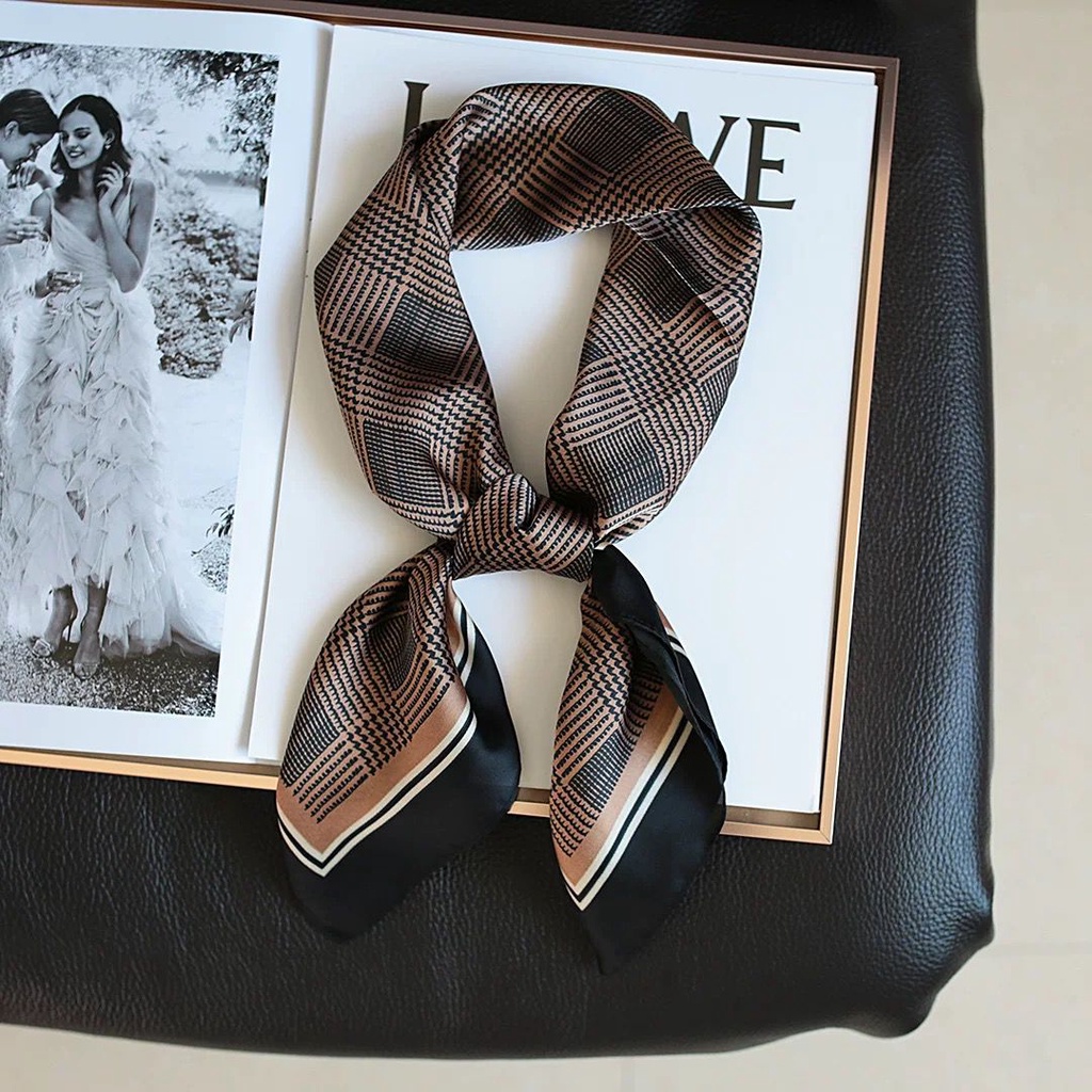Super66 Scarf Syall Outer Leher Headband 70x70cm-10