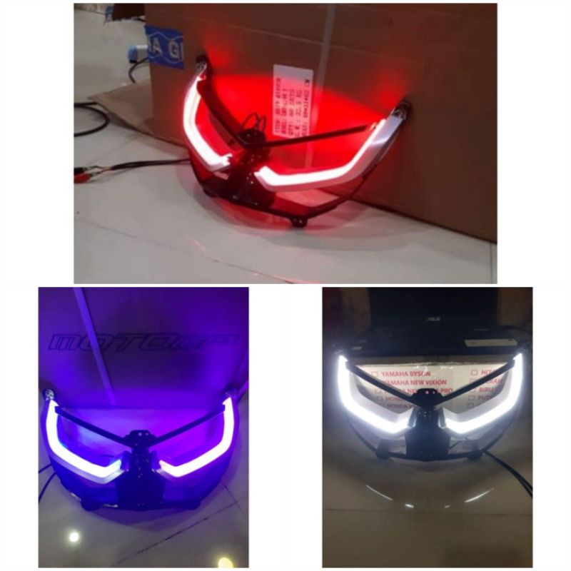 FRAME LAMPU REMOT CONTROL DEPAN NMAX NEW 2020 PLUS FRAME ALIS NMAX NEW