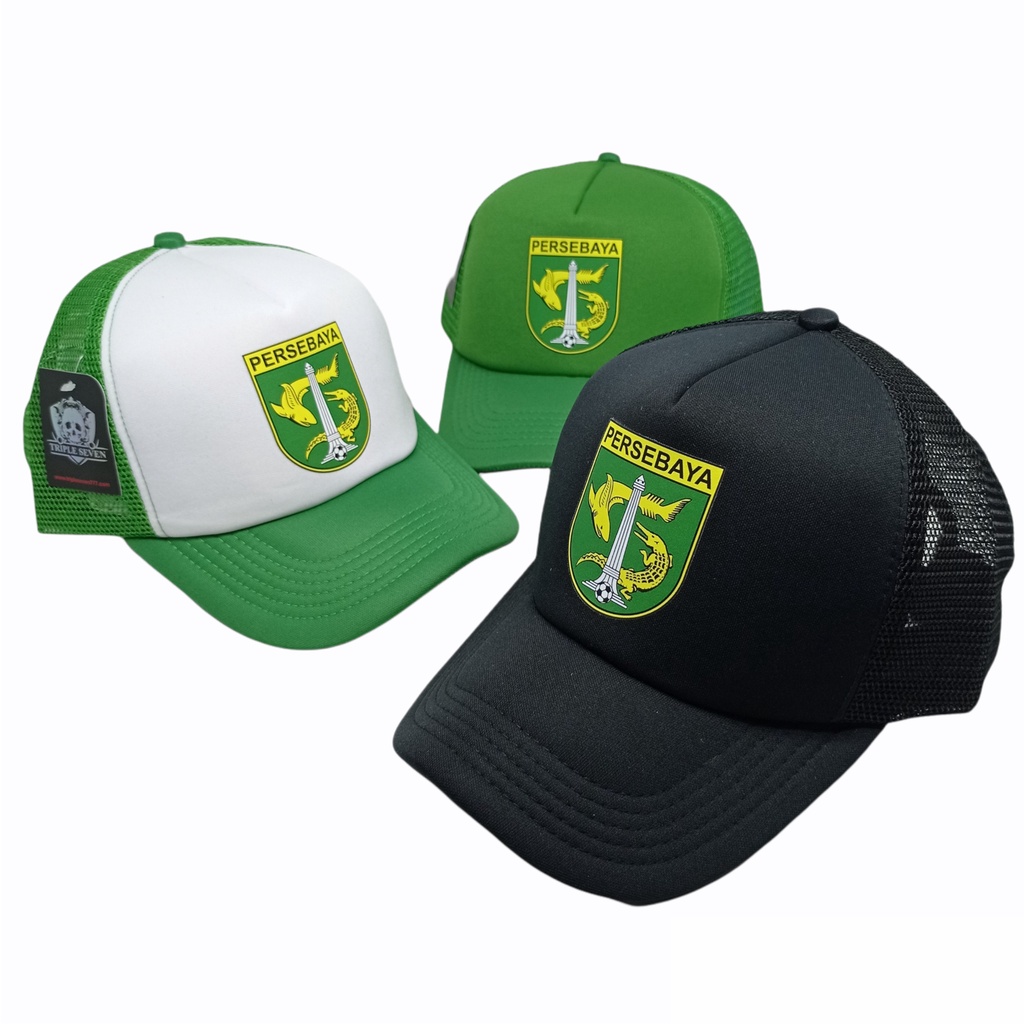 Topi Jaring Trucker Persebaya