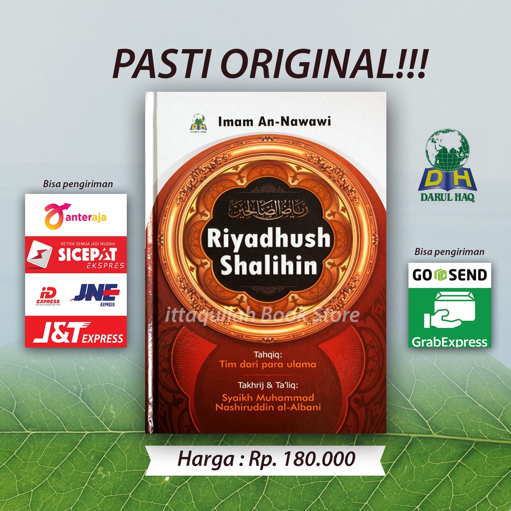 Riyadhush Shalihin - Riyadhus Shalihin Original Imam An Nawawi - Darul Haq Hardcover