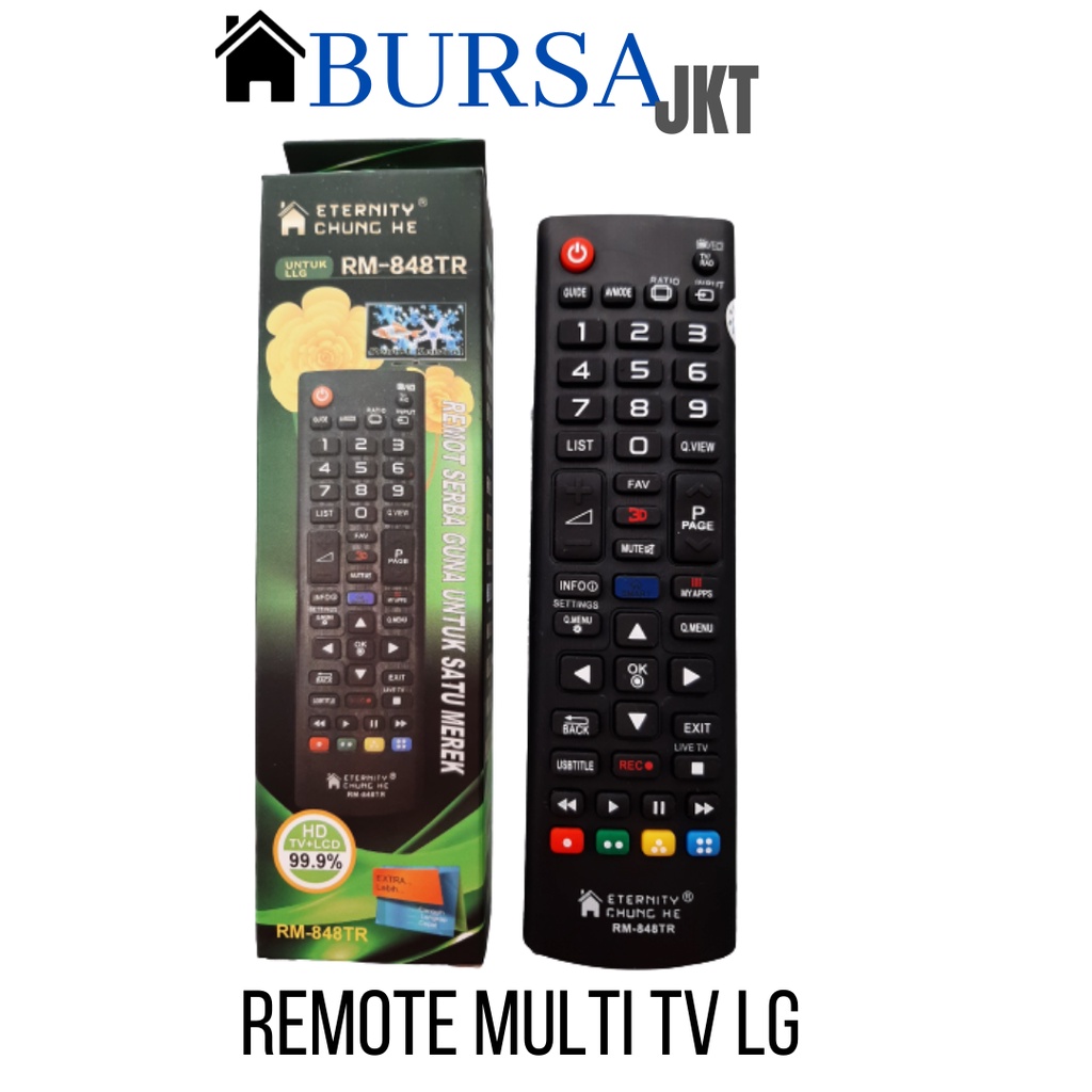 REMOTE LG TV LED MULTI LG 848 SERIES