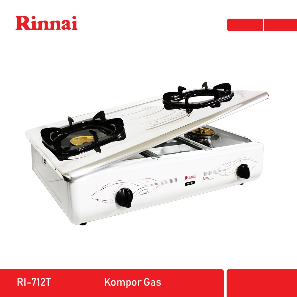 Rinnai RI-712T Kompor Rinnai 2 Tungku Api Turbo / RI 712 T