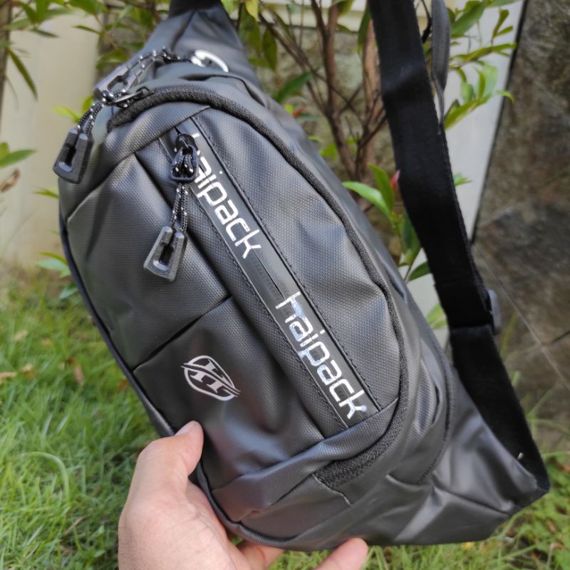 Waist Bag ORIGINAL HA1PCK1 - Tas Selempang Pria Import  HA1PACK Water Proff 89℅