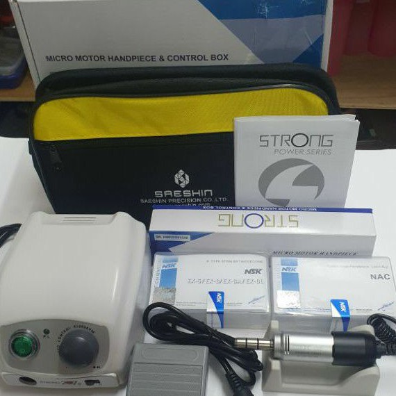 MESIN MICROMOTOR STRONG 207B SISWA LENGKAP