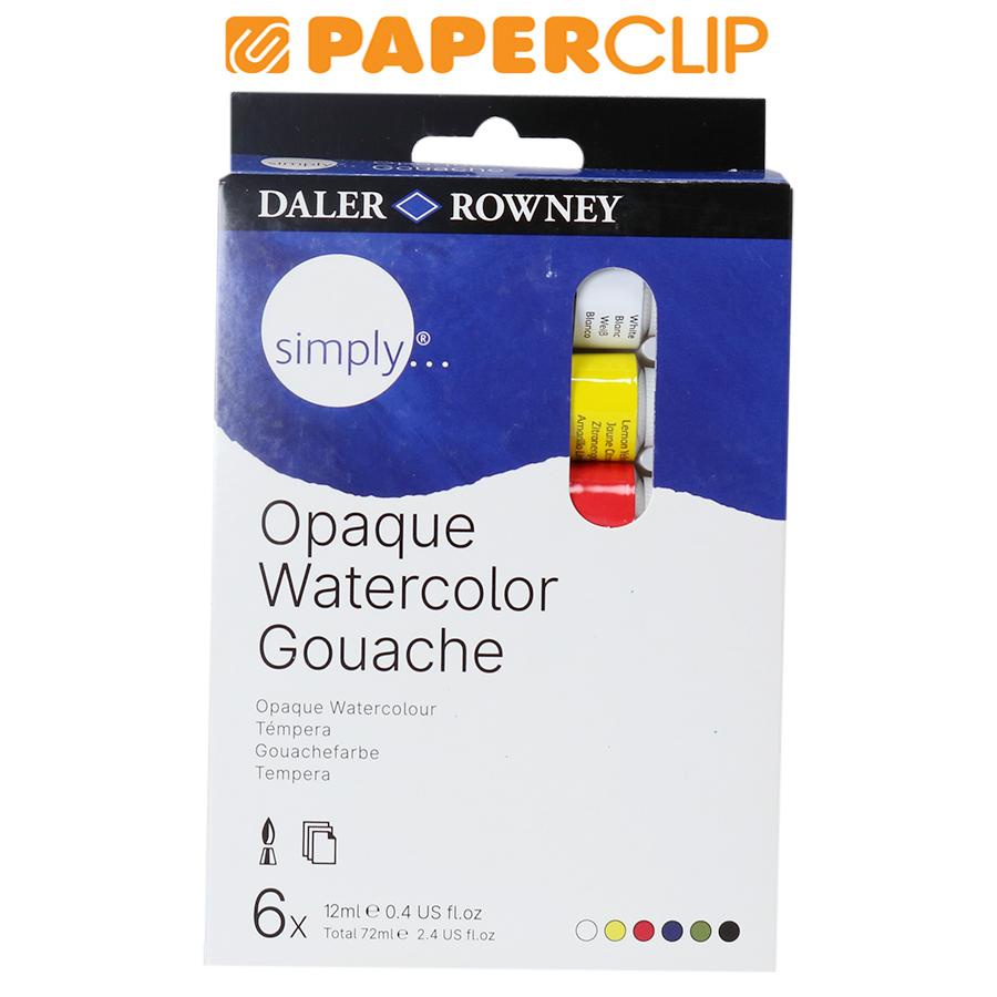 

WATERCOLOR GOUACHE SIMPLY SET 6X12ML