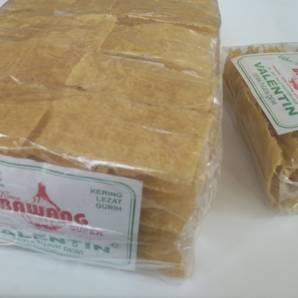 

Krupuk Karak Valentin Rasa Bawang Isi 5