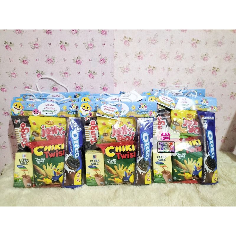 Snack ultah Anak || Bingkisan ultah Oreo || Paket snack oreo || Snack ultah 10000