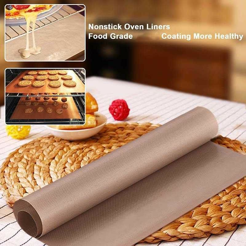 TEENRA Alas Masak Non-stick Reusable Oven Baking Tray Mat Tw