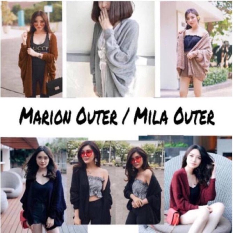 Cardigan rajut batwing