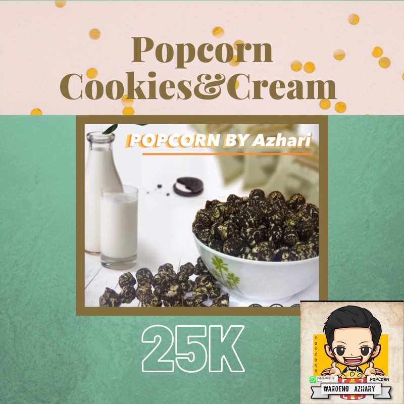 

BUY 5 GET 1 FREE!!! Popcorn Cookies and cream