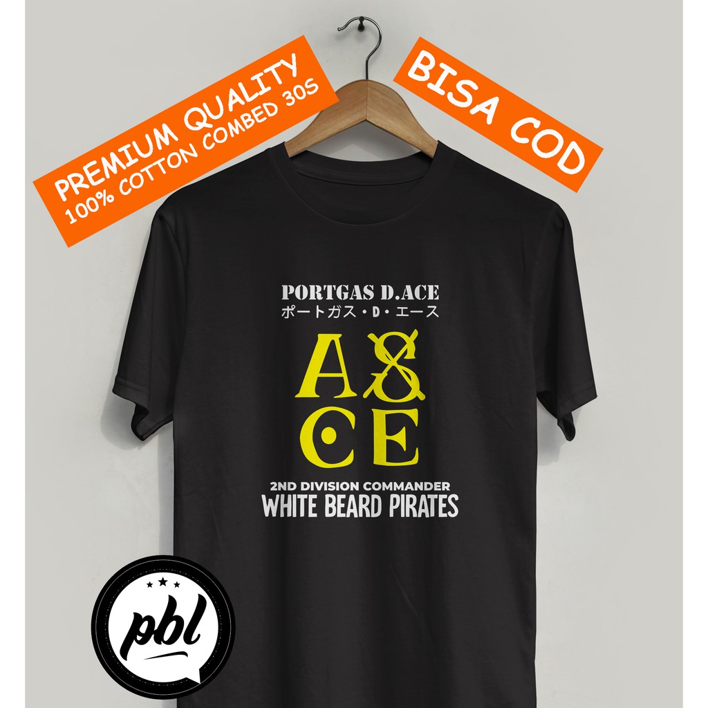 Kaos Anime One piece high quality ace second commander