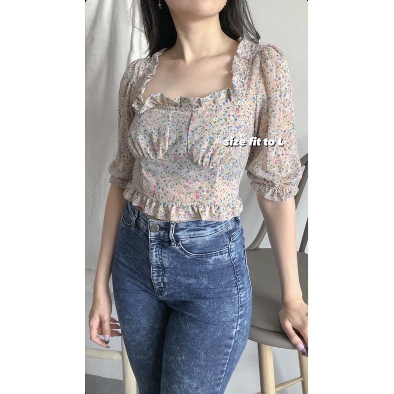 CROP TOP / CROP TOP KOREA / ATASAN / SHARA CROP TOP