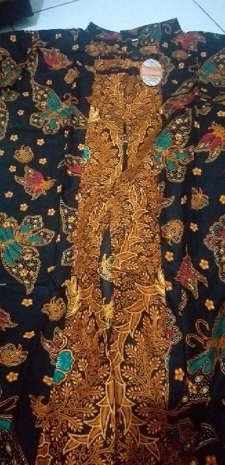 Longcardi Batik Cewek Cardigan Batik Wanita Outer Batik Muslim Seragam Batik Kantor Sloka Batik