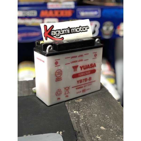 Aki basah Yuasa HONDA TIGER YB7B-B 12V, 7AH