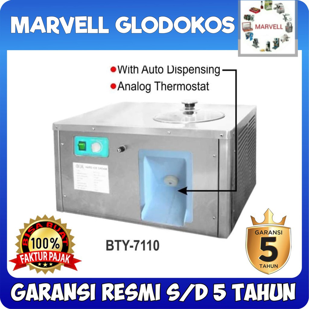 HARD ICE CREAM MACHINE GEA BTY-7110 MESIN PEMBUAT ES KRIM