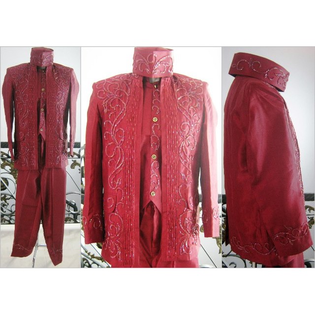 Beskap Pengantin Jas Pria muslim Asraf payet nikah wedding kebaya baru