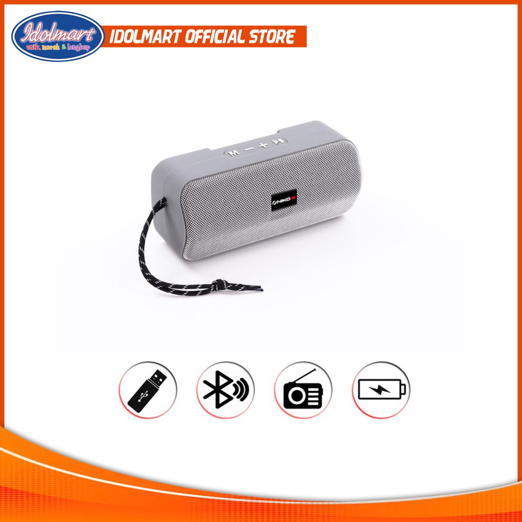 IDOLMART Speaker Bluetooth Niko JS7 / Mini Speaker Idolmart Surabaya