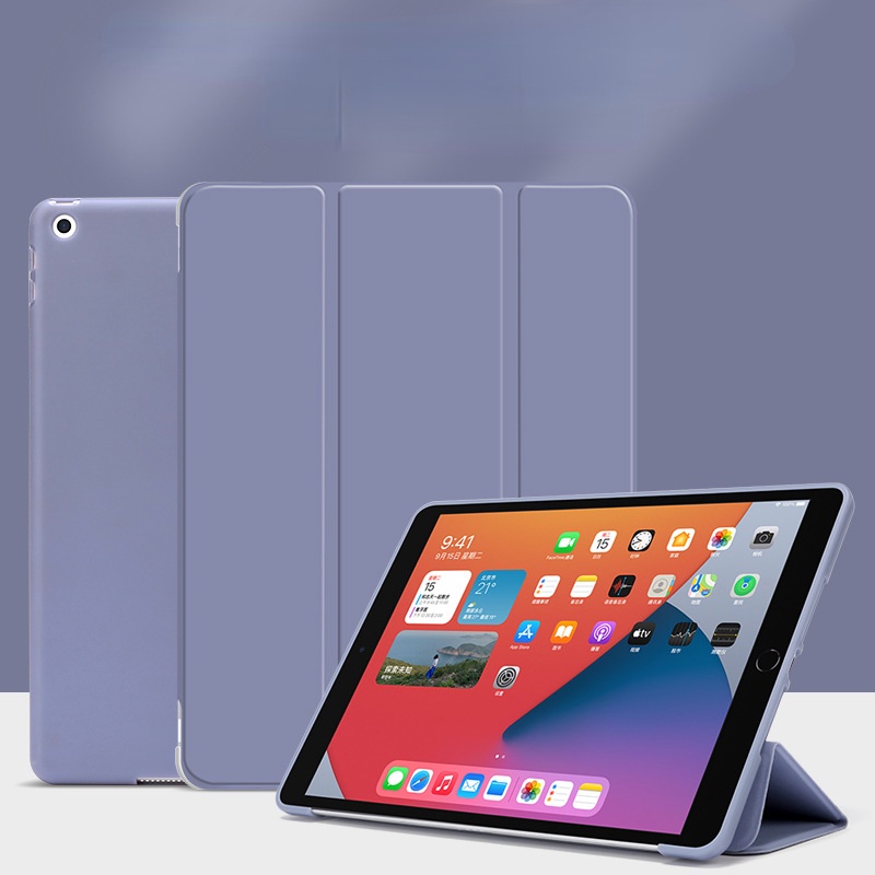 Tri-fold Case Pelindung Tablet Ipad 2020 Versi 10.2 Inch 3 Mini5 2019 11 Cocok Untuk 10.9 Inch