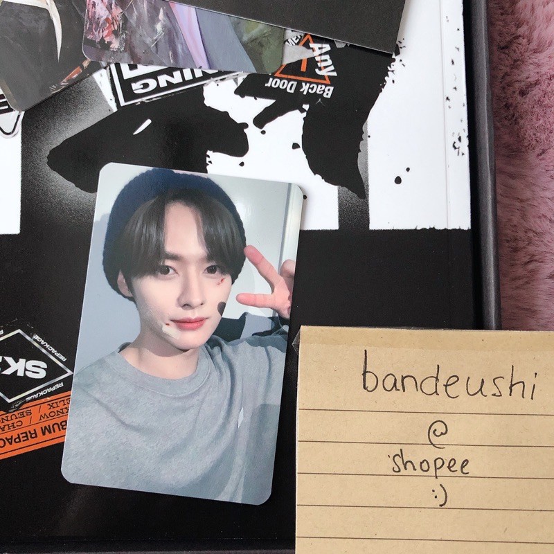 BOOKED STRAY KIDS IN LIFE LEE KNOW PC SWID SOUNDWAVE BENEFIT PHOTOCARD LEEKNOW MINHO LINO