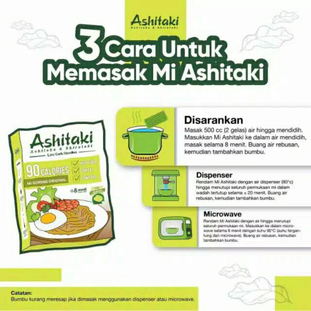 Ashitaki Mie Rendah Kalori