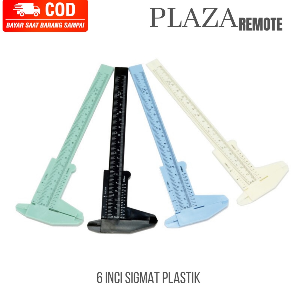 JANGKA SORONG SIGMAT PENGGARIS 8 INCH PLASTIK 0  - 200 MM