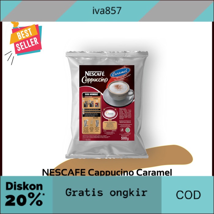 

PROMO NESTLE NESCAFE CAPPUCINO CARAMEL 500GR GRATIS ONGKIR