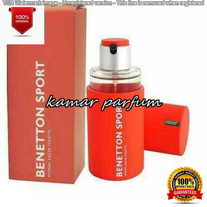 100% Original Eropa Parfum Benetton Sport Women EDT 100 Ml