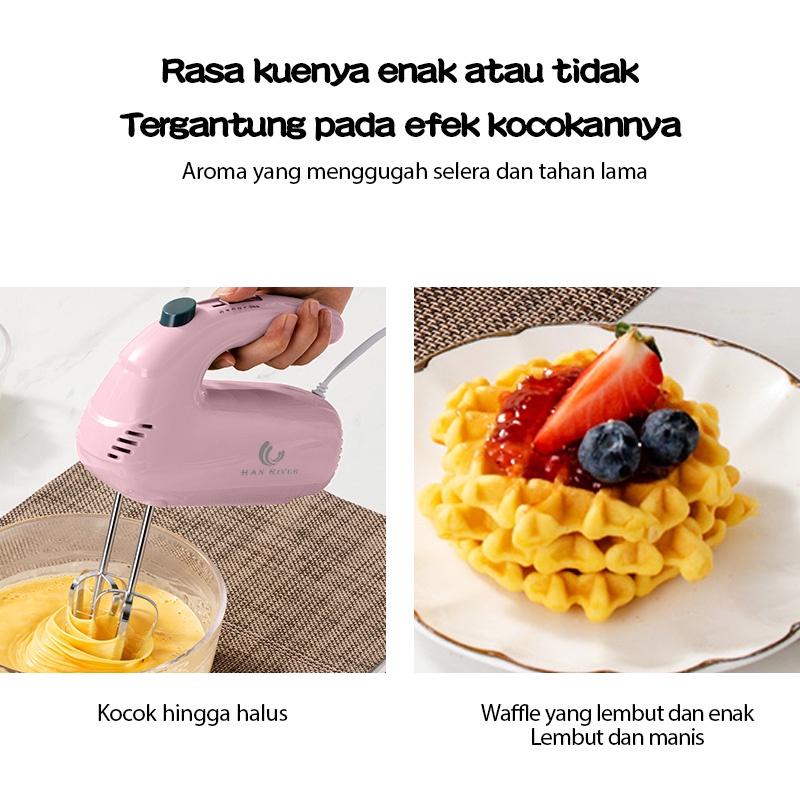 Mixer HRDDQ08PK Hand Mixer Pink/Hand Mixer/Hand Mixer Mini/