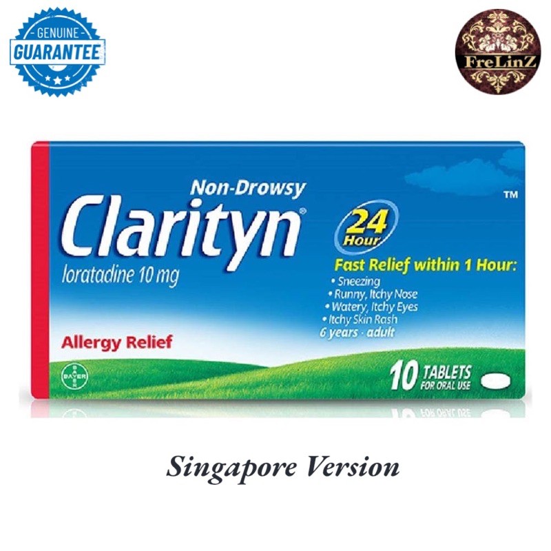 Clarityn Allergy Relief Singapore 10 tablets