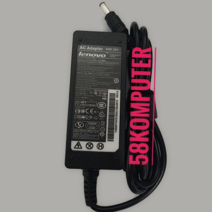 Charger  Adapter For Lenovo IdeaPad S9 S9e S10 20V 2A 40W