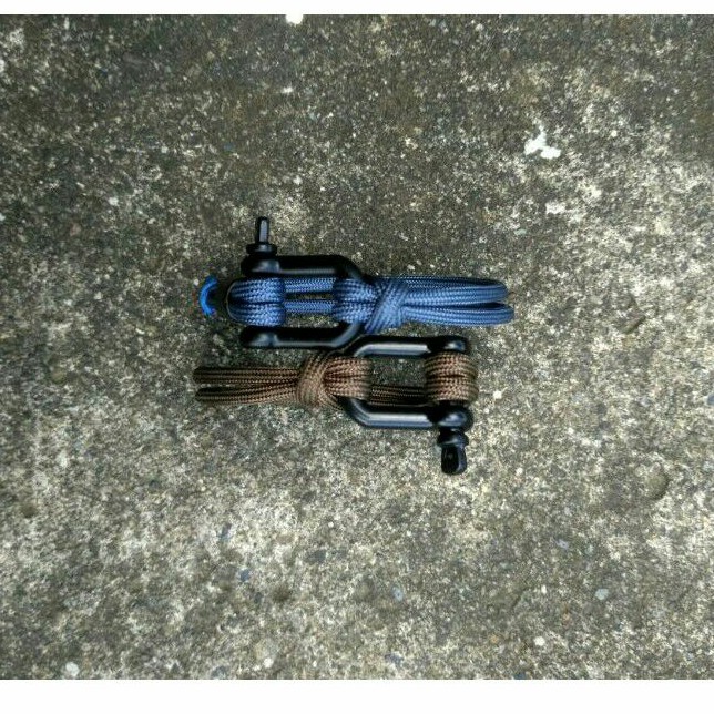 Shackle paracord bracelet / gelang tali paracord pria