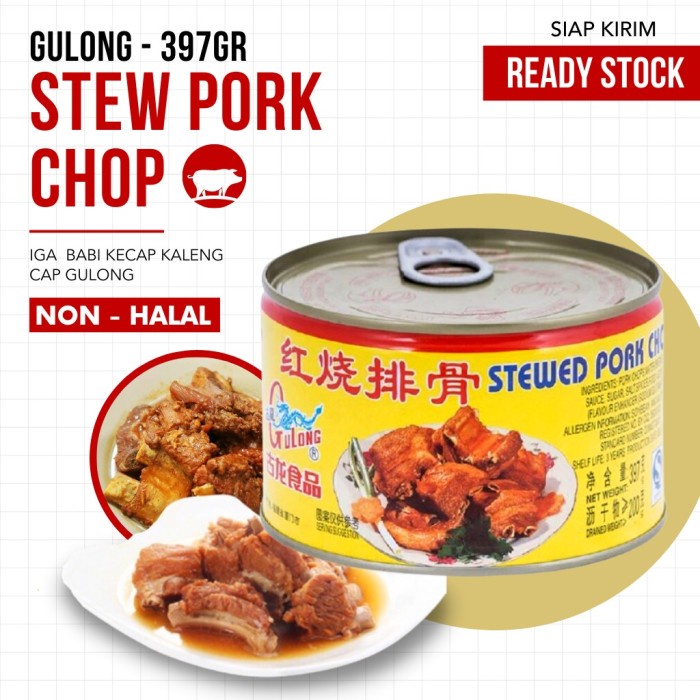 

GULONG Stewed Pork Chops / Paikut / Iga Babi 397gram