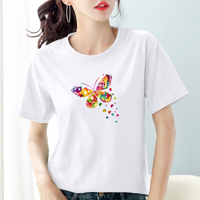 Bee Kaos Wanita Cotton Combed Lengan Pendek Bee132