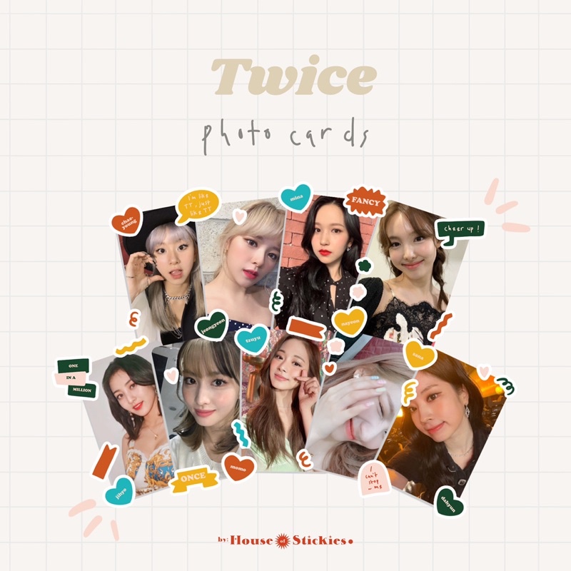 TWICE Unofficial Photocard (Gf Selca Edition)