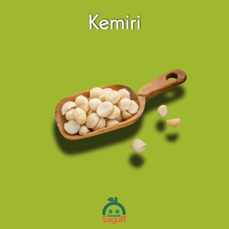 

Bumbu Dapur Biji Kemiri Grade A 100 gr