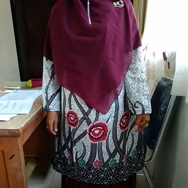 Tunik Batik Wanita M L Xl Xxl