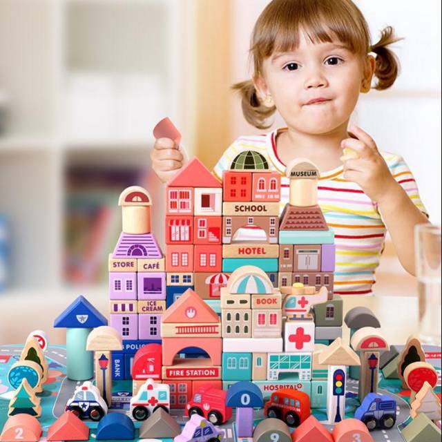 Mainan city building block