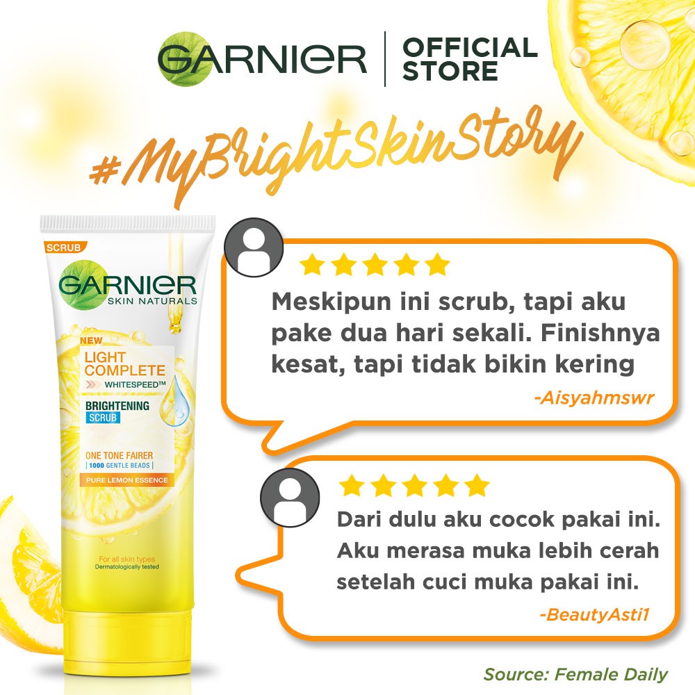 Garnier Light Complete Scrub 100ml