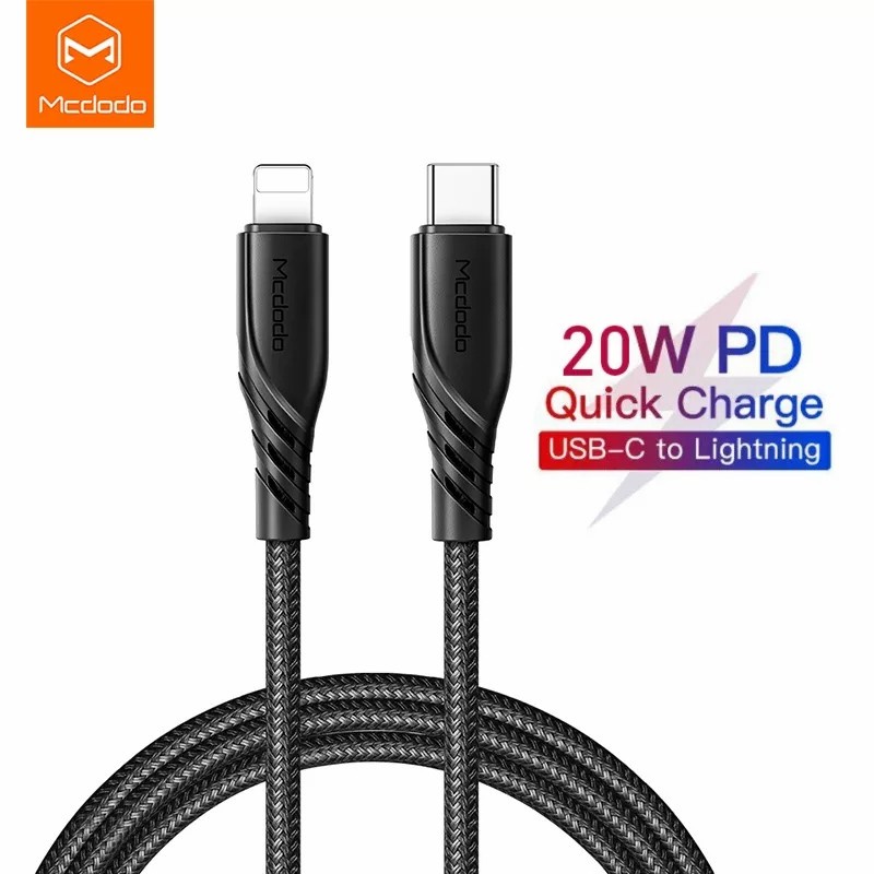 Mcdodo Kabel USB Type - C To Lightning 20Cm iPhone PD 20W Fast Charge