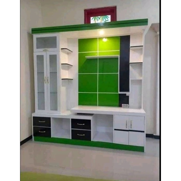 BUFET PARTISI RUANGAN RAK MEJA TV SKAT RUANGAN CUSTOM